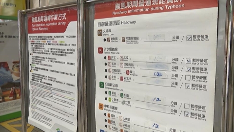 北捷文湖、淡水信義平面高架停駛 台鐵18時後部分區間車復駛