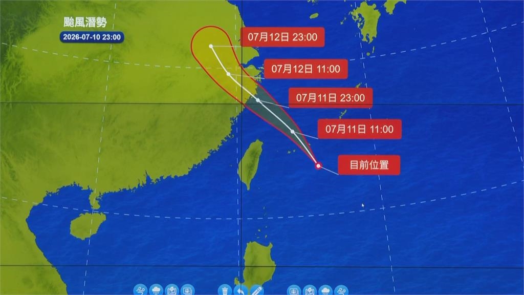 快新聞/「巴威」暴風圈將觸陸!北台慎防12級強風 明日整天風強雨驟