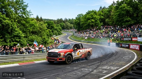 NASCAR皮卡賽萊姆岩公園大亂鬥！老將恩芬格驚險奪生涯首場公路賽冠軍