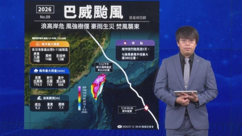 掰了巴威!曾颳14級風、掀9.3米巨浪 氣象署揭驚人發展史
