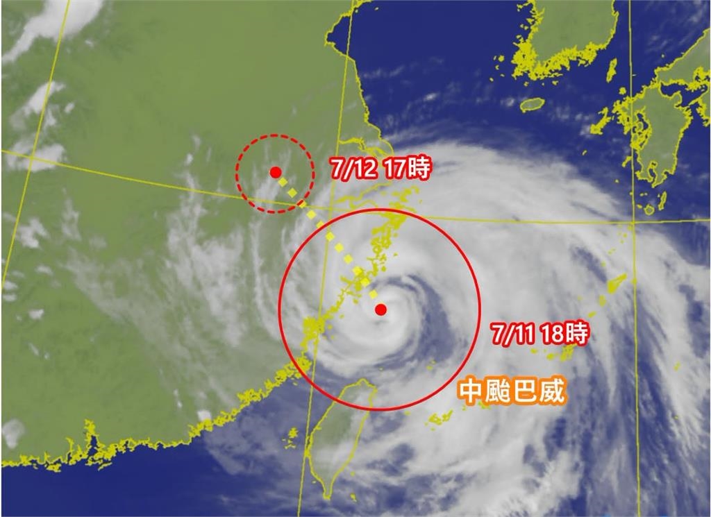 巴威「鬼衝中國」別鬆懈!氣象粉專揭「6地豪雨準備開炸」下週雨彈再升級原因曝光