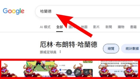 世足賽(影)/這裡也有超可愛「維京划船」!Google搜尋「哈蘭德」一鍵加入