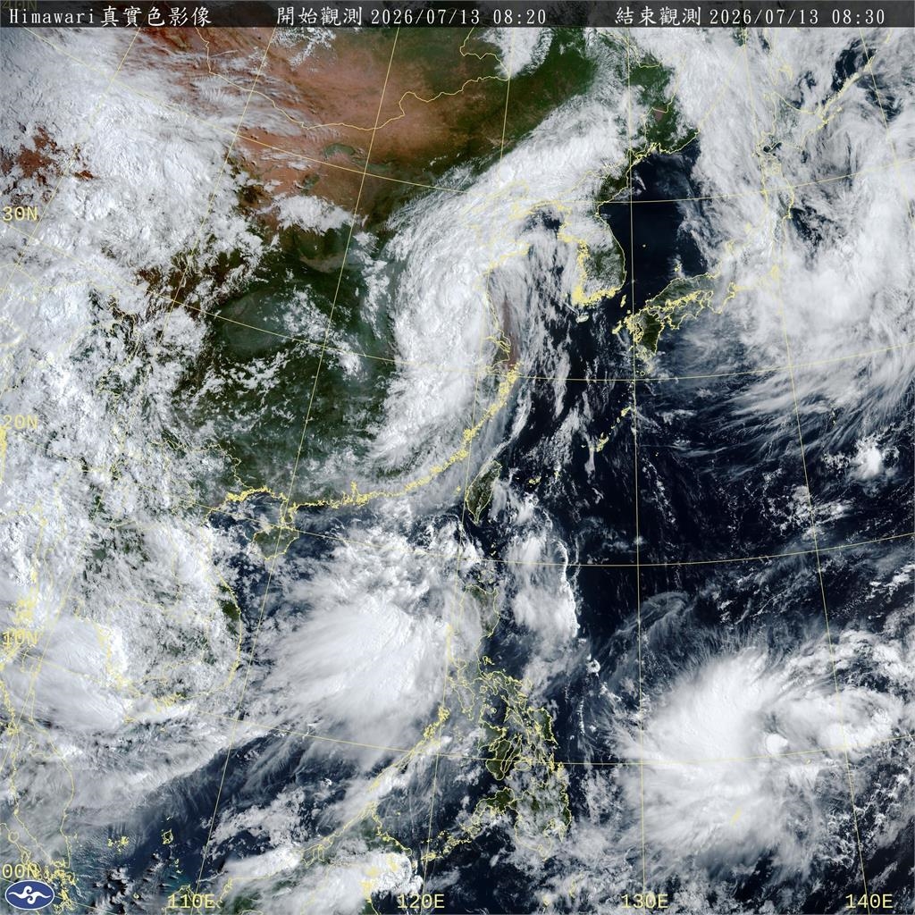 巴威遠離仍不可鬆懈!衛星雲圖驚見「1特殊現象」鄭明典示警:尾巴未跟上
