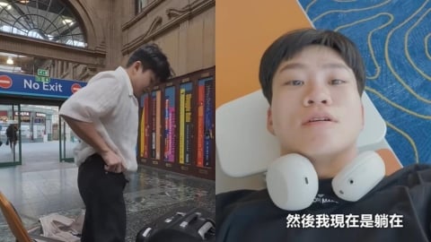 延誤9小時還被迫車站換褲子!Joeman慘到「沒力做效果」:聽到這2國轉機有陰影