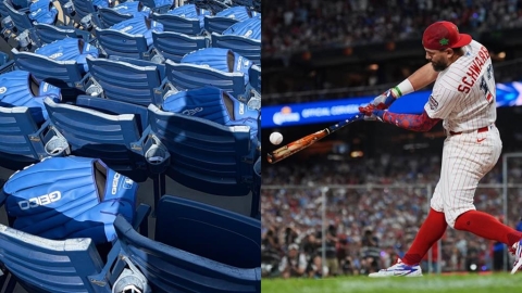 MLB／全壘打大賽太狂！球迷進場外野發「超大手套」　球迷嗨翻準備接轟