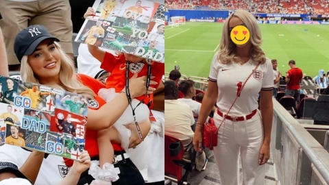世足賽/被梅西逆轉太虐心!英格蘭門神低頭掩面 金髮辣妻暖心陪伴成焦點