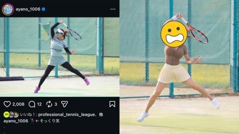 女選手打球「雙腿開大V」慘變動作片封面!她發現「1超扯巧合」準備開告