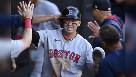 MLB(影)/鄭宗哲觸擊變安打建功獲總教練大讚!紅襪雙重賽完封光芒奪超狂10連勝