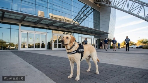 世界盃防爆犬出擊!拉不拉多成維安主力「靠萌樣」降低威脅感