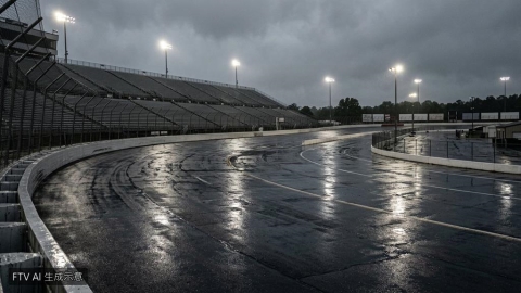 NASCAR排位賽因雨取消 Ryan Blaney獲Window World 450桿位