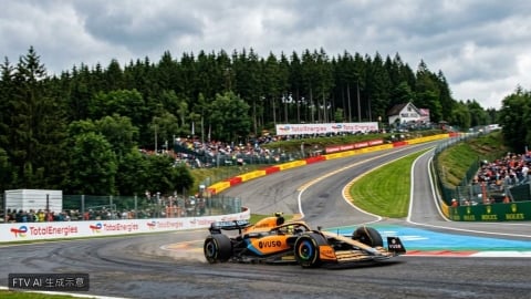 F1比利時站Antonelli奪冠 Russell首圈碰撞隊友遺憾退賽