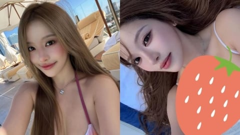 蔡瑞雪辣穿深V馬甲!躺遊艇「雪白嫩球全洩出」14秒上帝視角超晃片曝光