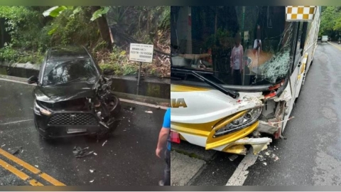 轎車山路想超車撞上遊覽車!酒測值達0.58 乘客苦等3小時氣炸:酒駕一律鞭刑