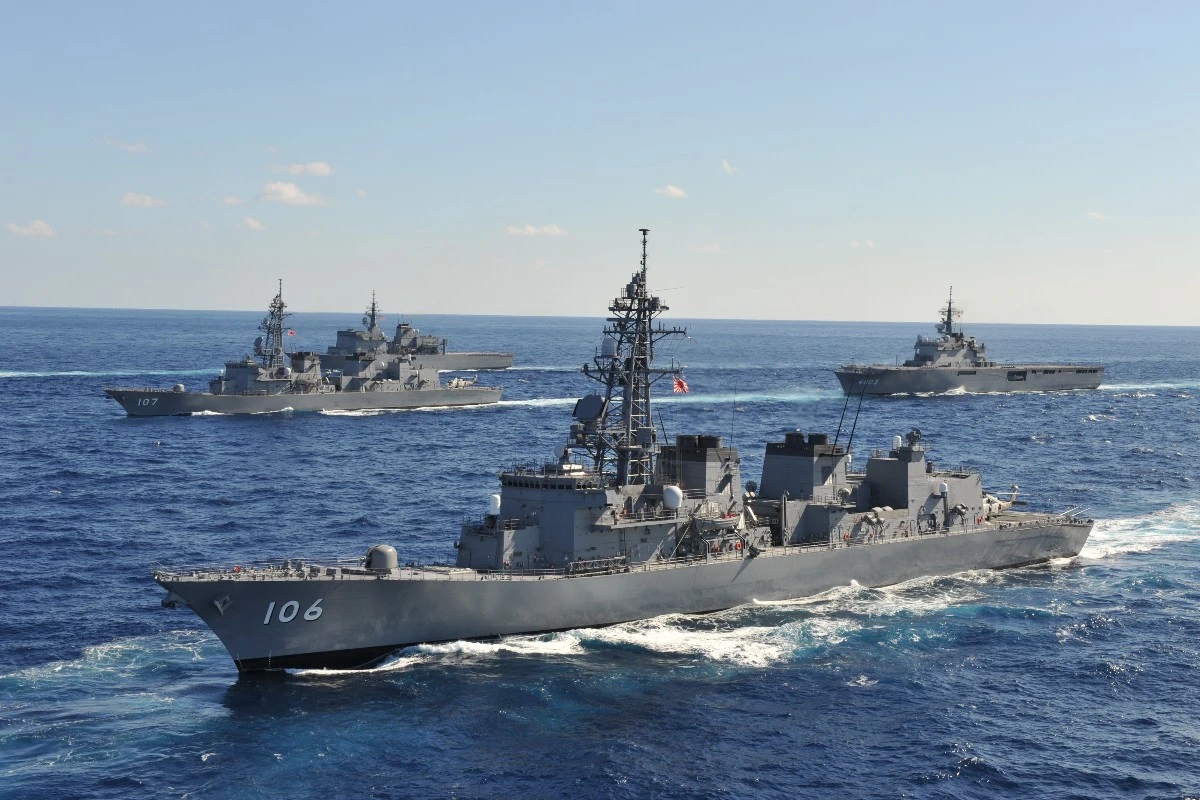 海自「五月雨」護衛艦。(資料照片/取自防衛省)