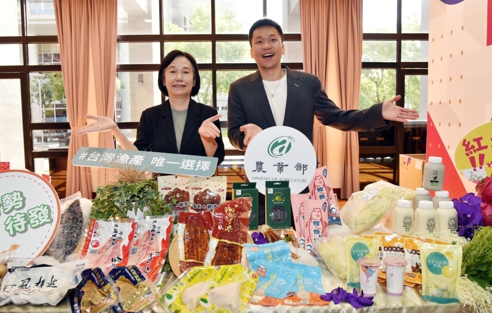 農業部攜手運動部供應優質國產農產為臺灣選手加油!圖/農業部提供