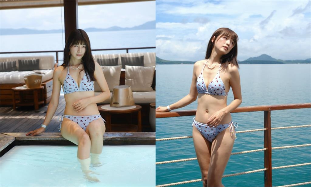 辣妹脫衣玩水「跑出超多小櫻桃」!竟是「3寶媽女星」網震撼:真是本人?