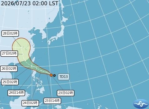 輕颱「紅霞」恐明晨生成！最新路徑曝光…暴風圈範圍將「掠過台灣這地區」