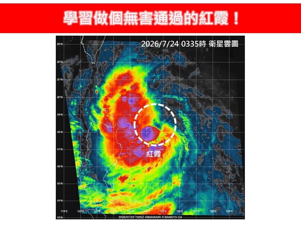 紅霞颱風增強中…有機會「無害通過」?專家列出「4必修課」:不踩紅線