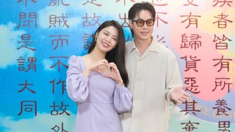 世紀婚禮後再合體！白家綺、吳東諺「牽手開唱」畫面曝 夫妻溫暖做愛心