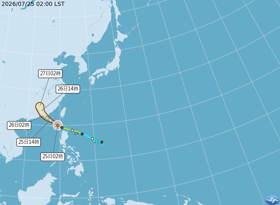 紅霞颱風「閃過台灣」直衝中國!氣象署上午「這時間」解除海警:強度持續增強
