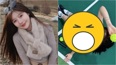 馬尾正妹「塞進薄透背心」解鎖新技能!竟是「最美啦啦隊員」上帝視角藏不住