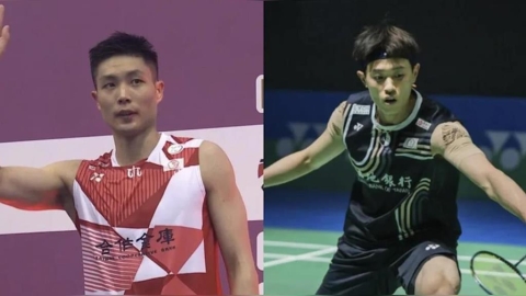 羽球/薑是老的辣!周天成「台灣內戰」直落二勝林俊易!闖中國賽男單決賽拚冠