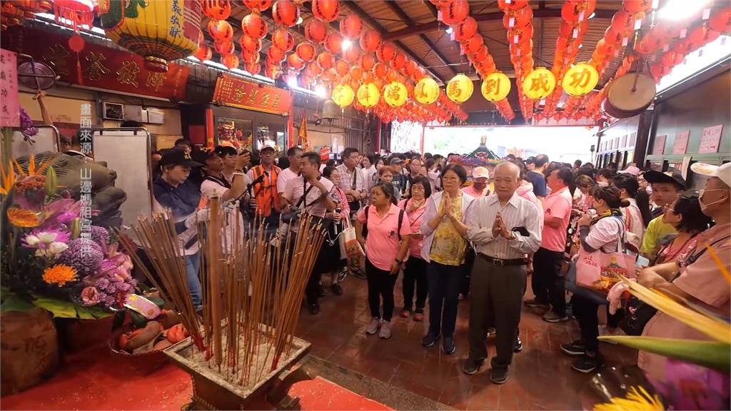 苗栗後龍山邊媽祖新家動工 上百尊神像「回娘家」共襄盛舉