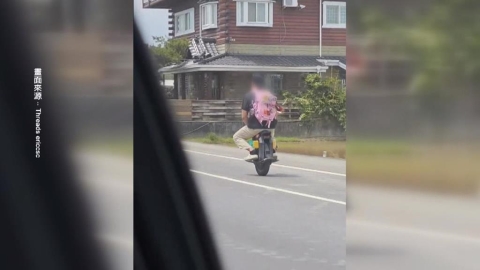 悠遊? "電動獨輪車"狂飆南投碧興路 用路人被嚇壞