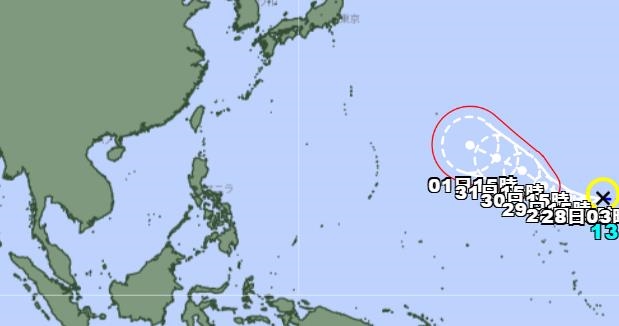 快新聞／又可以放假了？「白海豚」颱風生成　最新路徑曝光