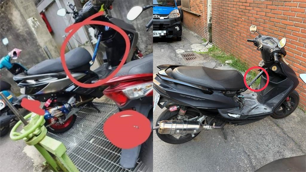 他問機車中間「卡一根桿子」功能?網歪樓爆笑留言 內行人曝真實作用