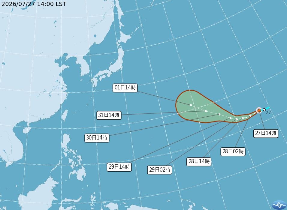 白海豚生成「路徑鬼轉北上」恐升級強烈颱風！專家驚揭「三颱並存」現況