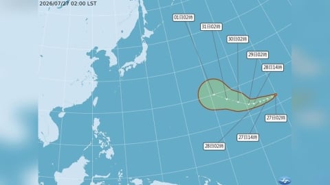 還有颱風假?「白海豚」大又強估今生成 專家曝是否影響台灣