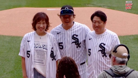 MLB(影)/不枉費爸媽從日本飛到美國!村神父母受邀開球「送雙響砲當禮物」