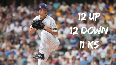 MLB(影)/12上12下四局11K!釀酒人米肖羅斯基「單季185K」海放全聯盟