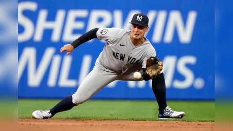 MLB(影)／在幹嘛？洋基金手套游擊「抓了波」！基迷怒噴：這咖怎麼還在大聯盟？