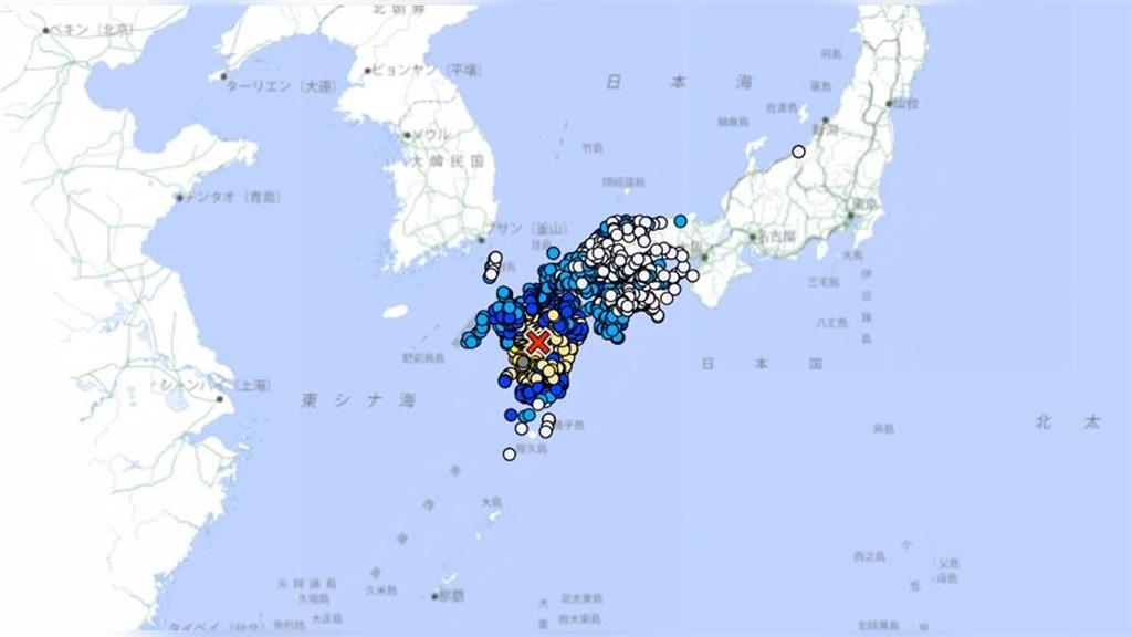 最新／日本熊本7.1強震「最大震度7」　氣象署發布海嘯警報