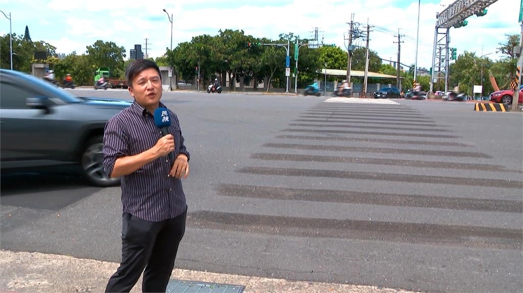 兒童新樂園旁驚爆「斷頭斑馬線」！走到一半就沒了　里長氣炸PO網