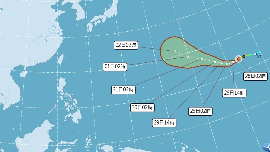 白海豚「大又強」恐變強颱！「對台影響曝光」粉專示警：這天去日本留意