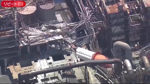 熊本強震！　八代紙廠煙囪斷兩截重壓廠房　　2人心肺停止、7人仍下落不明