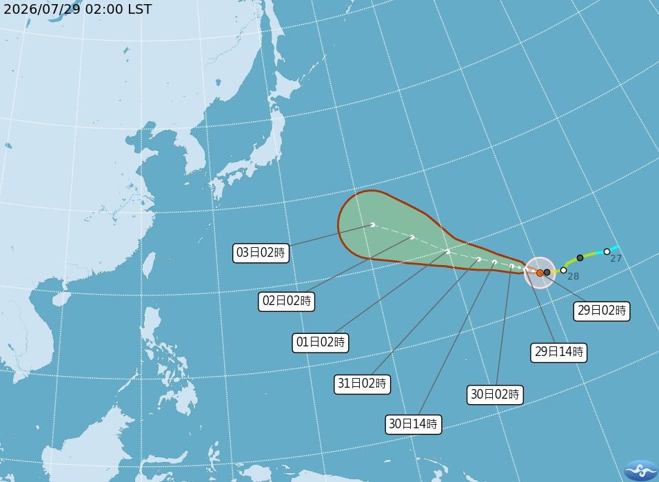 快新聞／颱風假希望又近了？「白海豚」挑戰風王　專家曝對台影響