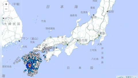 地牛又翻身！日本熊本縣規模5.8極淺層地震　最大震度5弱