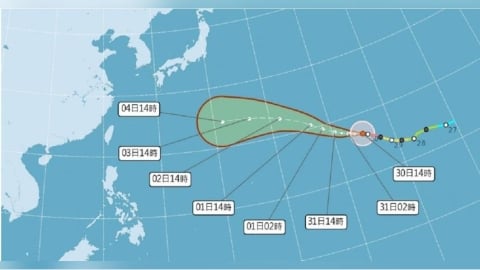 白海豚暴風圈一路變大!專家曝最新路徑 1關鍵決定是否靠近台灣
