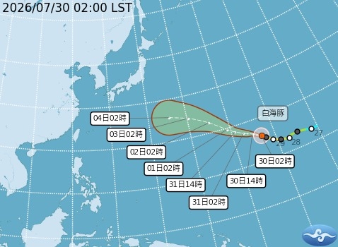 專家曝白海豚恐成「年度最強颱風」！暴風圈恐掃1地「侵台機率曝光」