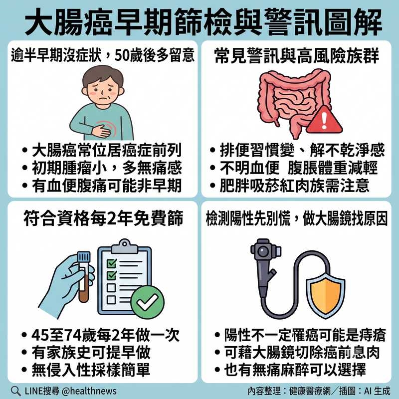 東野圭吾大腸癌病逝!醫揭早期症狀難察覺原因 別等腹痛才篩檢