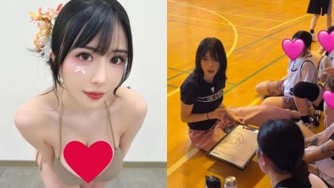 籃球(影)/不是拍片!「I級女優」辻井穗乃果改拿戰術板 最新近況曝光復出好消息