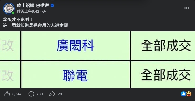 「反指標女神」才停損喊：笨蛋才不跑！今開盤「亮燈漲停」發文怒飆3字國罵