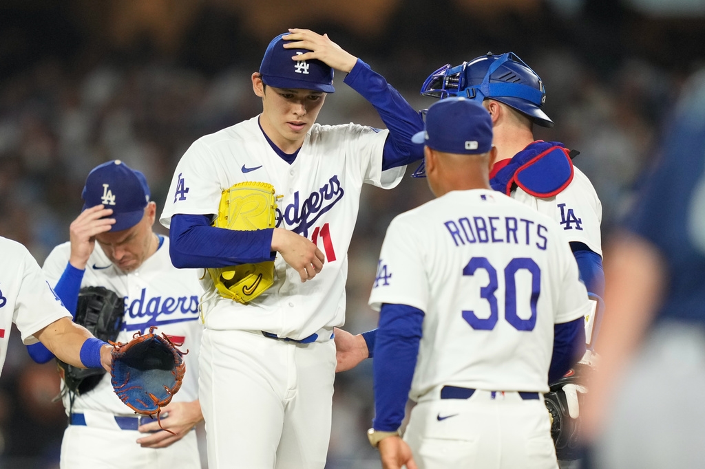 MLB(影)/佐佐木沒有慘兮兮!日本媒體狂讚佐佐木朗希!羅伯茲:他像變了另一個人