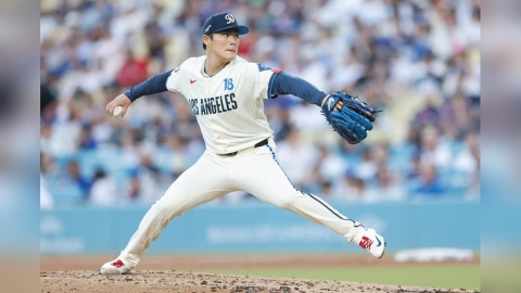 MLB(影)/真假啦!?兩屆美聯賽揚「虎王」震撼降臨道奇!山本由伸驚呆了
