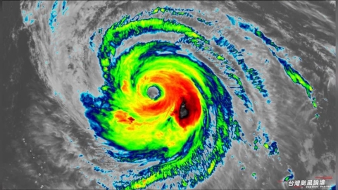 「白海豚」環流將擴大！風眼超清晰　氣象粉專曝未來影響