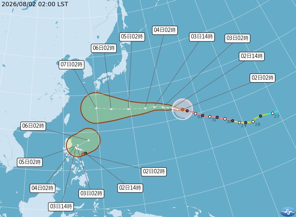 快新聞/「白海豚」怎麼遊?這因素是決定關鍵 氣象粉專曝「這時」對台影響最大